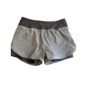 Moteepi Medium Sport Gray & Charcoal Athletic Running Shorts Yoga